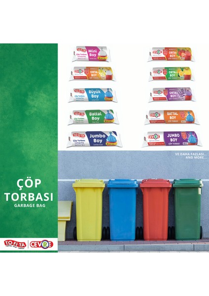 Mini Boy Çöp Torbası 40'lı 40 x 47 cm