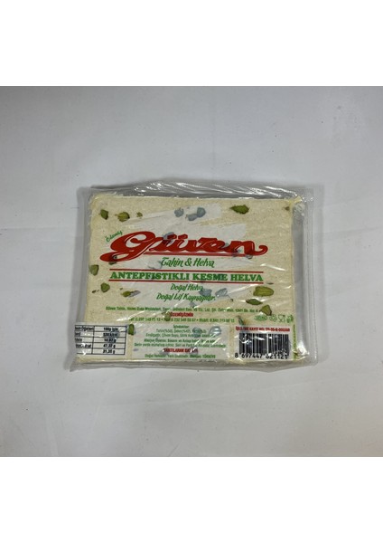 Antep Fıstıklı Kesme Tahin Helva 500 gr
