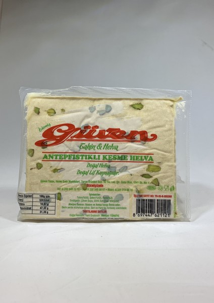 Antep Fıstıklı Kesme Tahin Helva 500 gr fiyatları