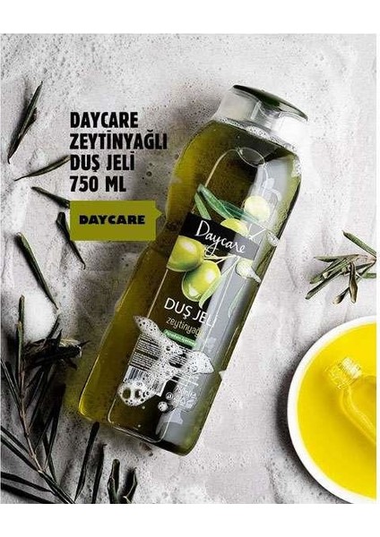 Zeytinyağlı Duş Jeli 750 ml Parabensiz