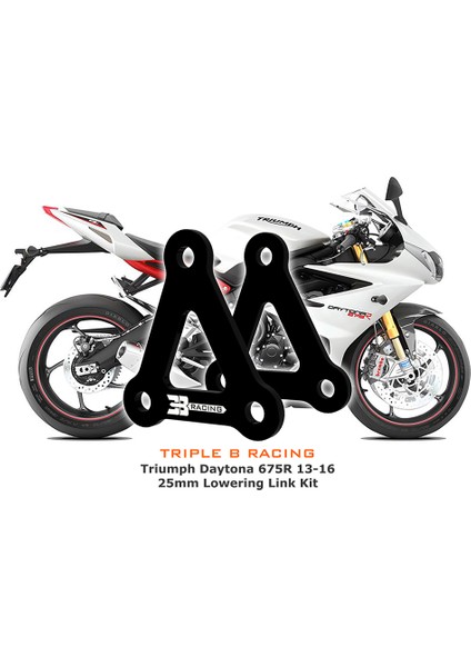 Triple B Racing - Triumph Daytona 675/R & (2006-2017) 25 mm Alçaltma Kiti