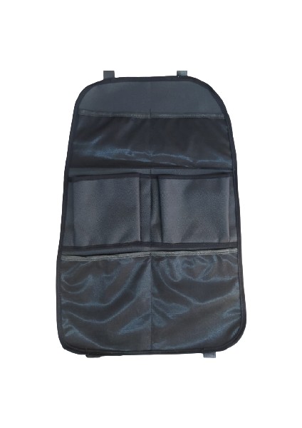 Araç İçi Koltuk Arkası Organizer 6 Cepli 55 cm x 35 cm Siyah