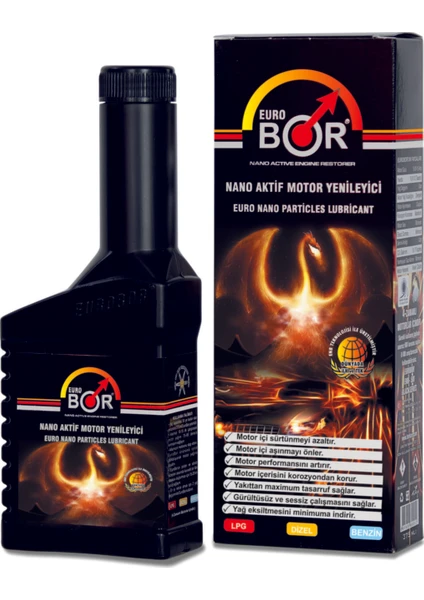 Euro Bor Nano Aktif Motor Yenileyici Onarıcı Koruyucu Yağ Katkısı 300 ml