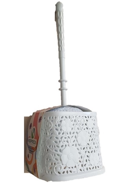 Dantel Kabinli Wc Seti / Muhafazalı Wc Fırçası