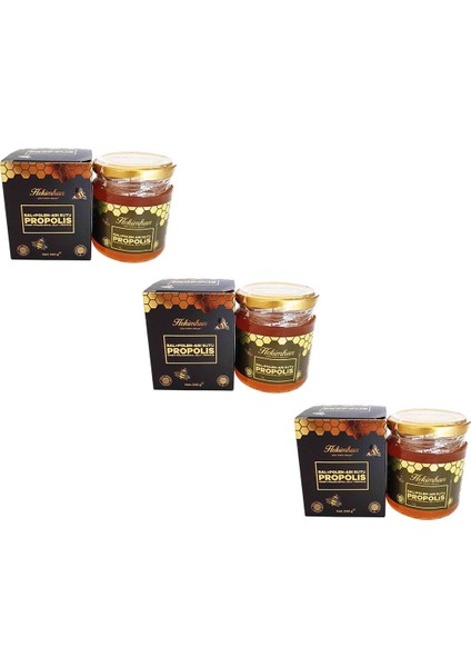 Bal Polen Arı Sütü Propolis 240 gr x 3