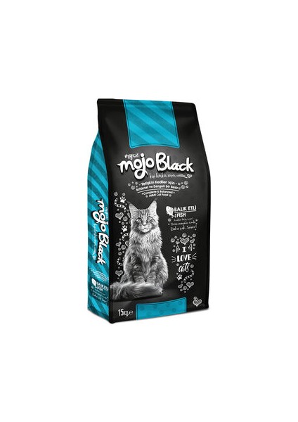 Mojo Black Balıklı Kedi Maması 15kg