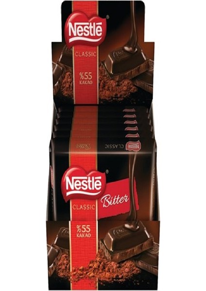 Bitter Çikolata %55 Kakao 60 gr x 6'lı