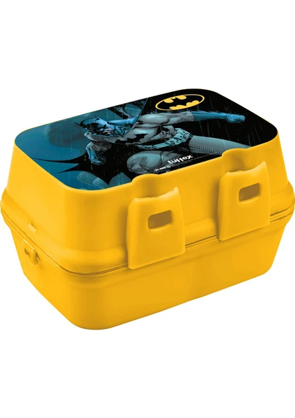 Tuffex Batman Desenli Lunch Box Beslenme Kabı Sarı