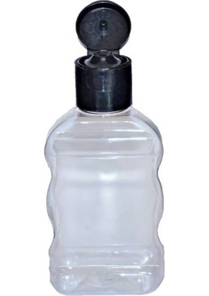 Boş Plastik Şişe 50 ml Flip Top Kapaklı 50 Adet Boş Dezenfektan Şişesi, Seyahat Şişesi Boş Pet Şişe