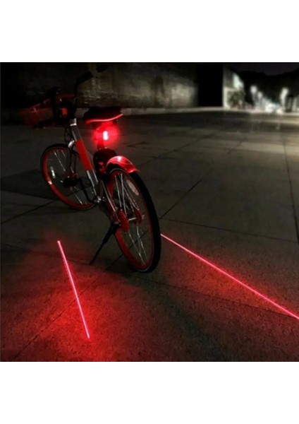 Bisiklet Lambası Lazer Şeritli Güvenlik Arka Stop Lamba LED Işık modelleri