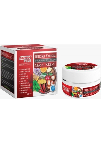 Masaj Kremi Doğalesansiyel Yağlar 100 ml