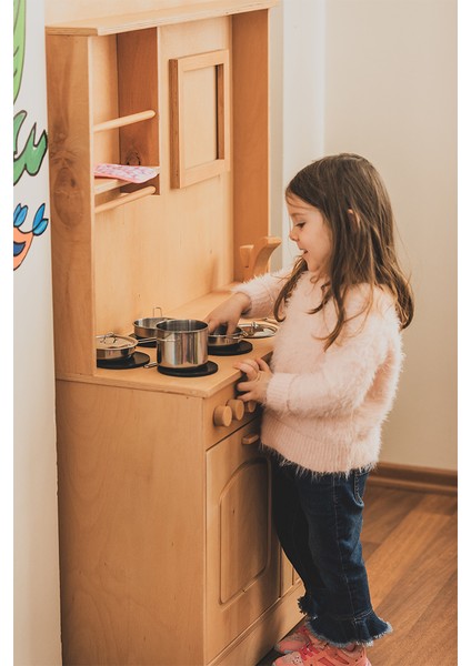 Ens Kids Montessori Ahşap Mutfak Seti