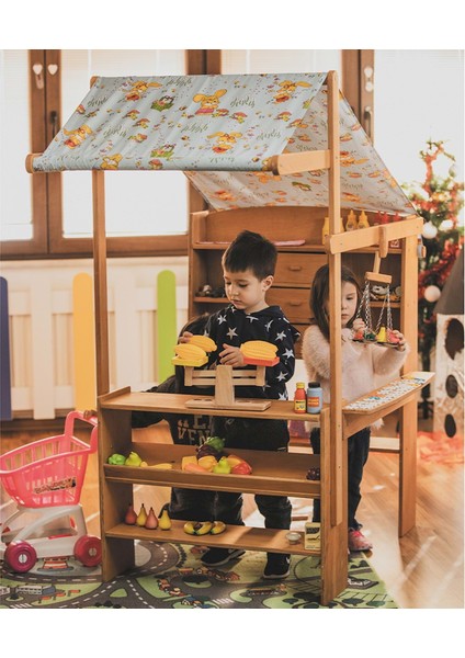 Ens Kids Montessori Ahşap Market modelleri