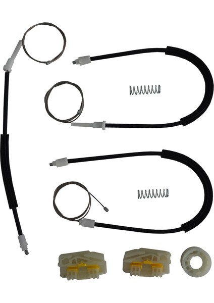 Seat Leon MK2 1P 1P1 2005-2012 5-Kapı HB 1P0837461A İçin Elektrikli Ön Sol Kapı Cam Kriko Tamir Seti