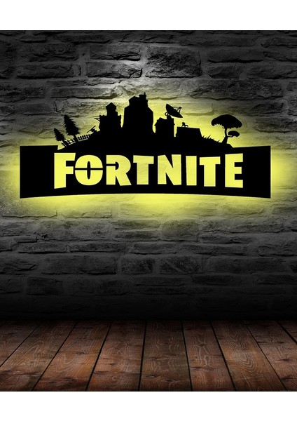 Ledli Fornite Ahşap Tablo