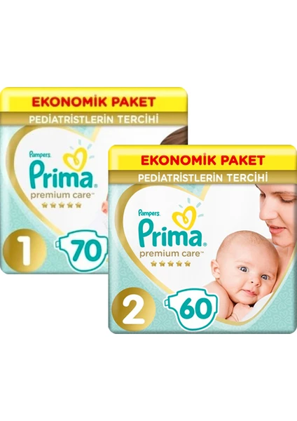 Premium Care Ekonomik Paket 1 Beden 70  + 2 Beden 60