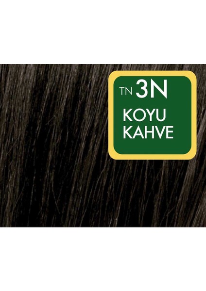 Natural Colors 3n Koyu Kahve Organik Saç Boyası