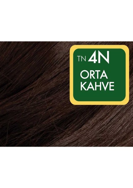 Natural Colors 4n Orta Kahve Organik Saç Boyası