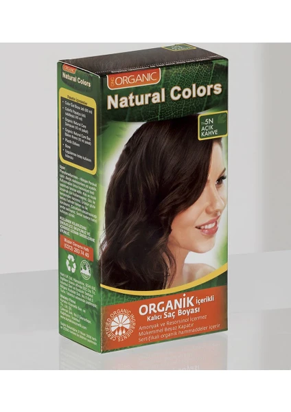 Natural Colors 5n Açık Kahve Organik Saç Boyası