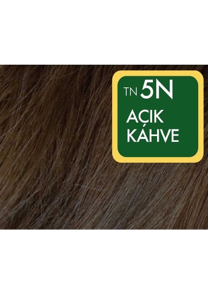 Natural Colors 5n Açık Kahve Organik Saç Boyası