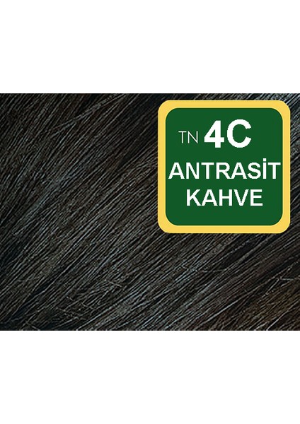 4c Antrasit Kahve Organik Saç Boyası