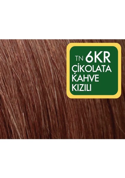 Natural Colors 6kr Çikolata Kahve Kızılı Organik Saç Boyası