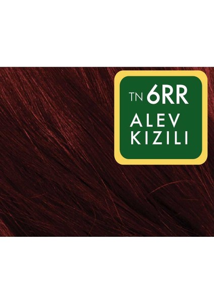 Natural Colors 6rr Alev Kızılı Organik Saç Boyası