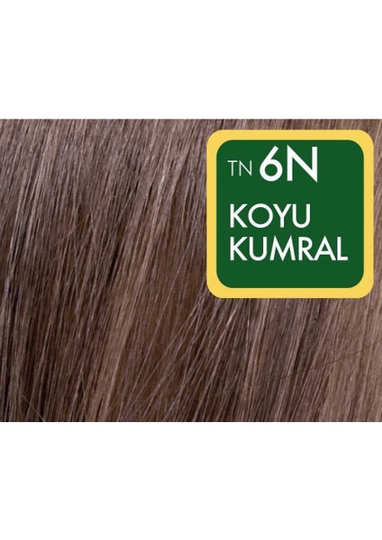 Natural Colors 6n Koyu Kumral Organik Saç Boyası