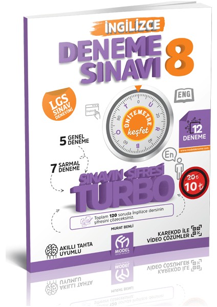 8. Sınıf İngilizce Turbo Deneme Sınavı