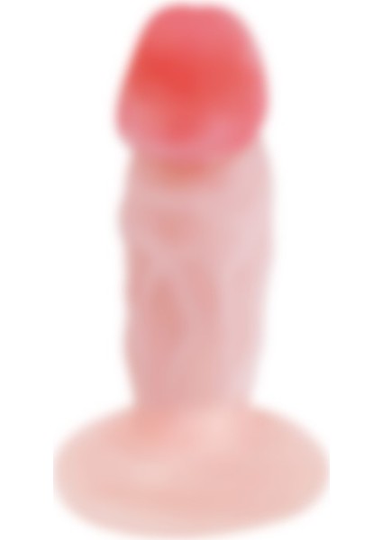Lilitu Shop 11 cm Vantuzlu Damarlı Penis Anal Plug