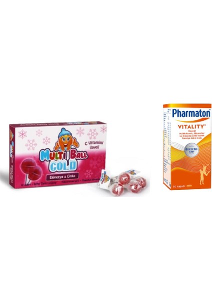 Cold Lolipop Ekinezya Çinko 12 Adet+Pharmaton