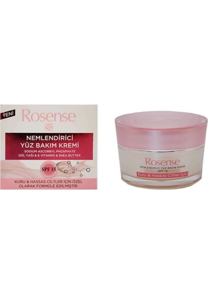 Nemlendirici Yüz Bakım Kremi Spf 15 50 ml