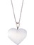 Kalp Modeli Doğal Selenit Taşı Kolye (Zincir Dahil) 1