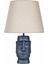 Modern Dizayn Moai Abajur Cobalt Bej 1