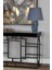 Modern Dizayn Moai Abajur Cobalt Lacivert 4