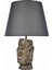 Modern Dizayn Moai Abajur Gold Gri 2