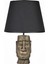 Modern Dizayn Moai Abajur Gold Siyah 1