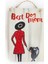 Best Dog Mom Anneler Günü Pano Red Dress 1