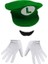 Luigi Şapka Set Çocuk 1
