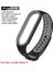 Xiaomi Mi Band 6 / Mi Band 5 Akıllı Bileklik Silikon Kayış Spor Kordon Delikli Siyah Yeşil 3