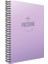 Pastoral Spiralli Pp Kapak 60 Yaprak A4 Kareli Defter Pastel Mor 2