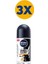 Men Black & White Invisible Güçlü Etki Erkek Roll On Deodorant 50 ml x3 Adet,48 Saat Anti-perspirant Koruma 1