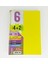 5 Kareli + 2 Çizgili Ayraçlı Defter 210 Yaprak Sarı 1
