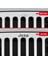 Jeep Wrangler 2015 - 2018 Ön Jeep Amblem Sticker (Fırçalanmış Koyu Aluminyum) 3
