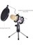 Masa Üstü Pop Filtreli Mikrofon Tutucu Stand 2