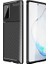 Samsung Galaxy Note 20 Kılıf Karbon Desenli Lux Negro Silikon Siyah + Tam Kaplayan 3D Cam Ekran Koruyucu 1