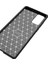 Samsung Galaxy Note 20 Kılıf Karbon Desenli Lux Negro Silikon Siyah + 360 Full Body Ekran Koruyucu (Ön Arka) 3
