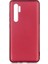 Xiaomi Mi Note 10 Lite Kılıf Mat Premium Silikon Kılıf Bordo + 360 Full Body Ekran Koruyucu (Ön Arka) 1
