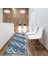 Akasya Lazer Kesim Kaymaz Taban Dijital Baskı Halı ST600147MV07 2