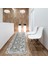 Gül Lazer Kesim Kaymaz Taban Dijital Baskı Halı ST600205GR05 2